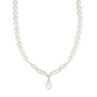 Sofia Womens 1/8 Ct. T.w. Yellow Pearl 10k Gold Pendant Necklace