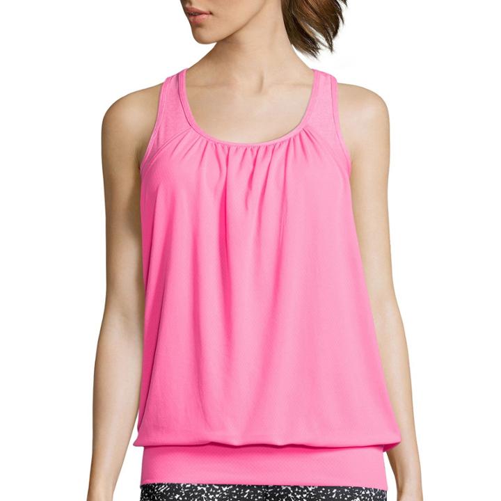 Xersion&trade; Strappy Layered Tank Top