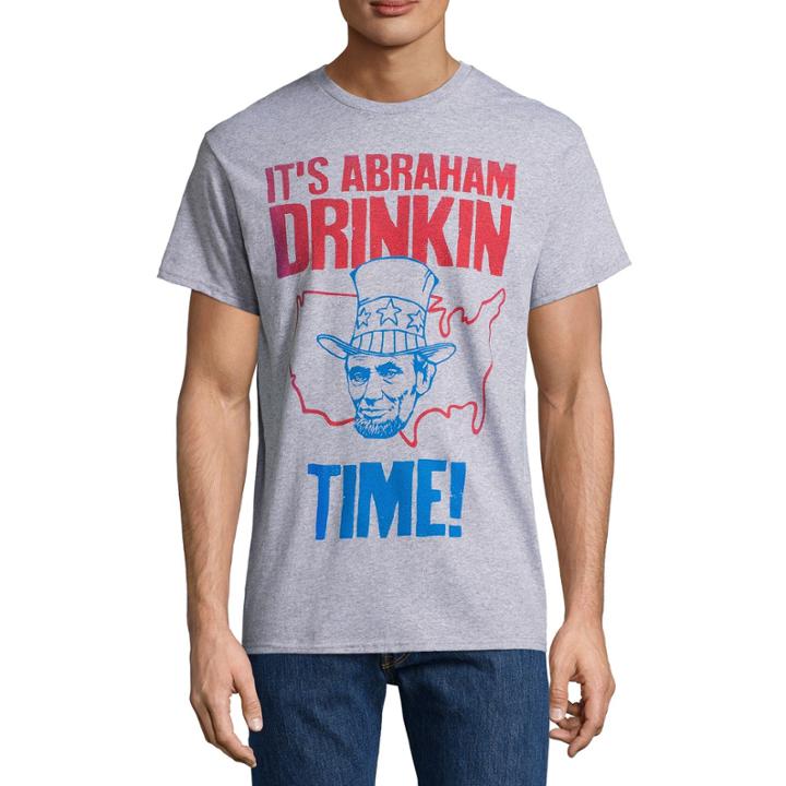 Abraham Drinkin Time Ss Tee