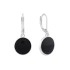 Gloria Vanderbilt Black Drop Earrings