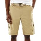 Unionbay Lewis Ripstop Belted Cargo Shorts