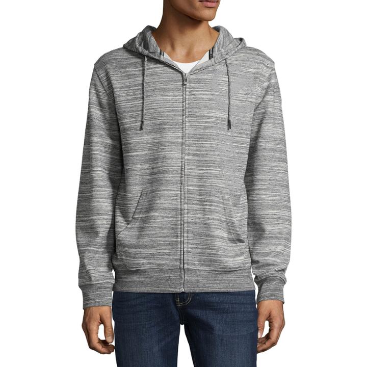 Ecko Unltd Long Sleeve Fleece Pattern Hoodie