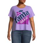 Short Sleeve Fanta Boxy T-shirt- Juniors Plus