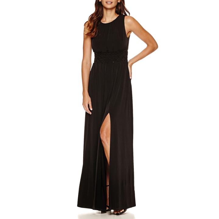 Bisou Bisou Sleeveless Beaded Maxi Dress