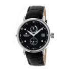 Heritor Leopold Mens Black Strap Watch-herhr4704