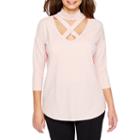 Bold Elements Long Sleeve Crossover Gigi Tunic