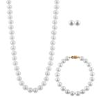 Womens 3-pc. White 14k Gold Jewelry Set