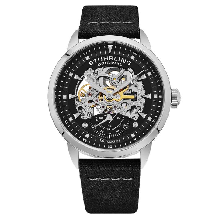 Stuhrling Mens Brown Strap Watch-sp16488