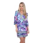 White Mark Carmen 3/4 Sleeve Sheath Dress