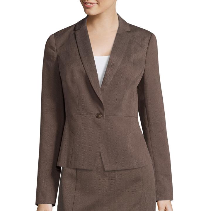 Worthington Seam-detail Collarless Blazer - Tall