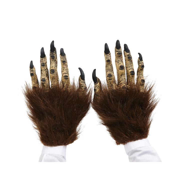 Brown Beast Adult Latex Hands