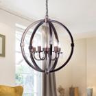 Dzeords 5-light 20-inch Antique Bronze Pendant