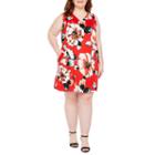 Alyx Sleeveless Floral Shift Dress - Plus