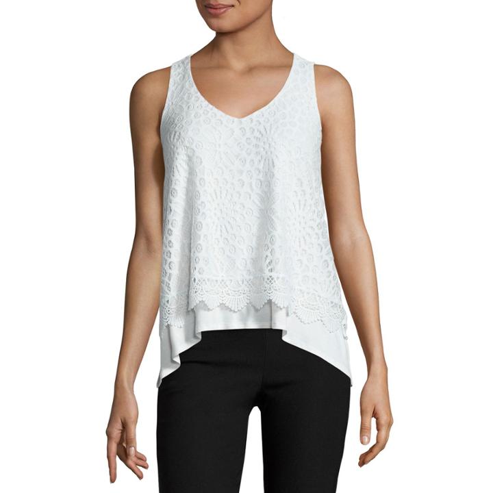 By & By Allover Lace Tank