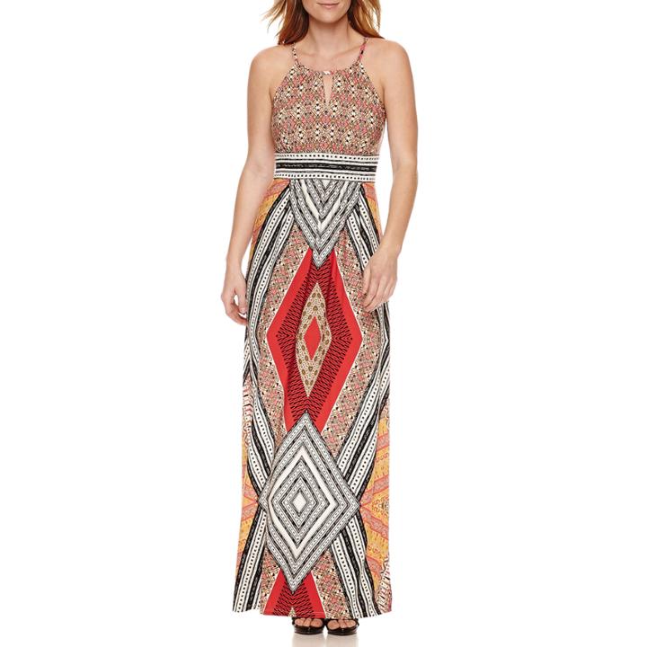 London Style Sleeveless Sheath Dress