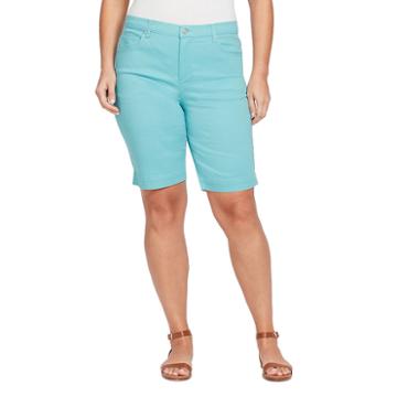 Gloria Vanderbilt Elysee Twill Amanda Bermuda-plus