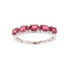 Limited Quantities! Pink Tourmaline 14k Gold Band