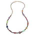 Aris By Treska Amalfi Coast Multicolor Bead Long Necklace