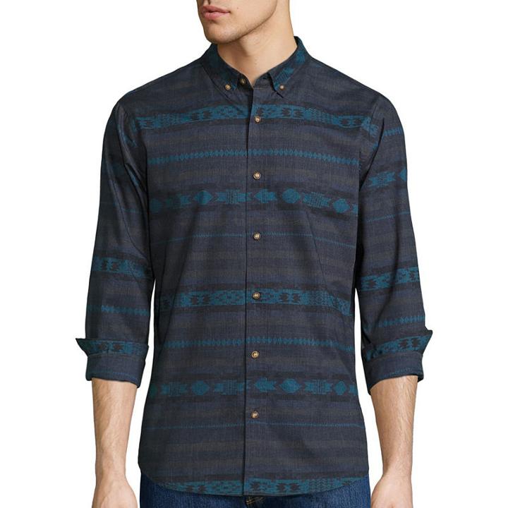 Levi's Long Sleeve Pattern Button-front Shirt