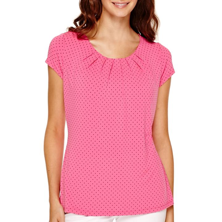 Worthington Short-sleeve Essential T-shirt - Petite