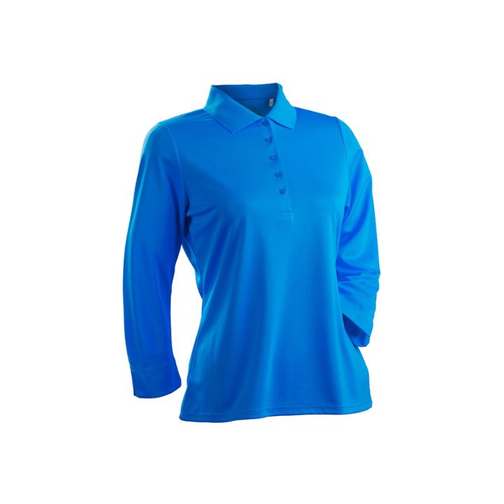 Luster 3/4 Sleeve Polo Plus