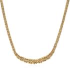Made In Italy Womens 18 Inch 10k Gold Link Necklace