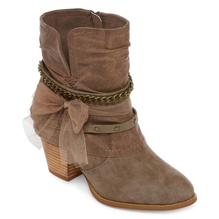 Pop Treasure Ankle Booties