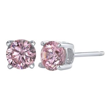 Diamonore&trade; 1 Ct. T.w. Pink Simulated Diamond Studs