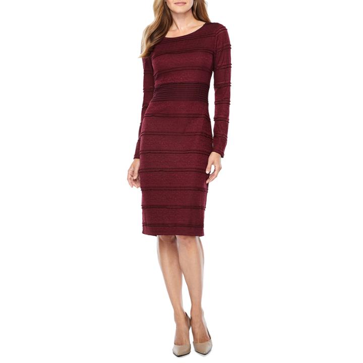 Melrose Long Sleeve Lace Sheath Dress