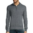 St. John's Bay Long-sleeve Quarter-zip Sweater