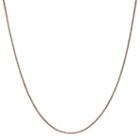 14k Rose Gold Solid Box 16 Inch Chain Necklace
