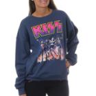 Kiss Juniors' Group Shot With Neon Print Vintagegraphic Sweatshirt