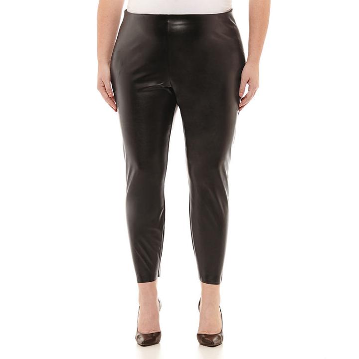 Project Runway Season Finale Winner Pleather Legging Pants Plus