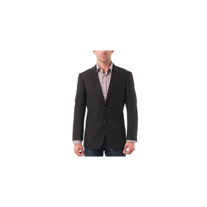 Men's Wool-blend Textured Blazerverno Suit Jacket
