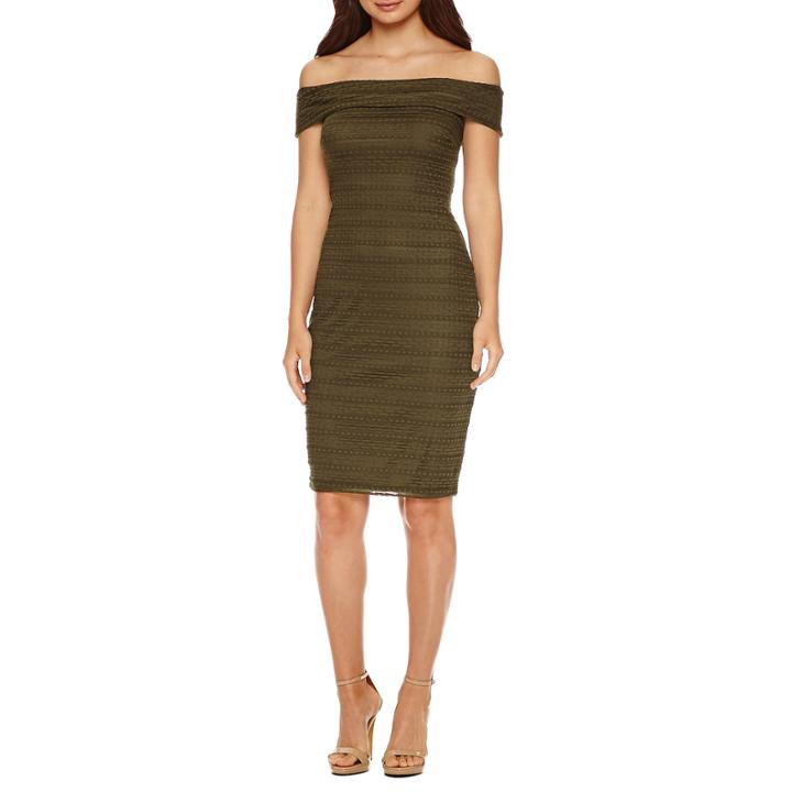 Bisou Bisou Off The Shoulder Sheath Dress