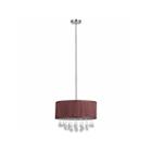 Safavieh Nocturne 3 Light Chrome Beaded Adjustablependant