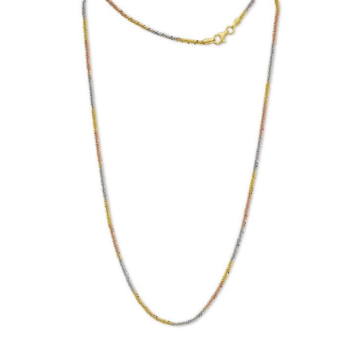 Made In Italy Solid 18 Inch Chain Necklace