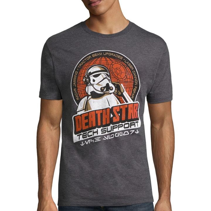 Star Wars Death Star Support Graphic T-shirt