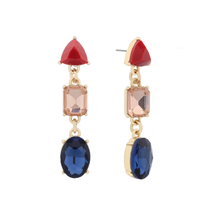 Liz Claiborne Multi Color Drop Earrings