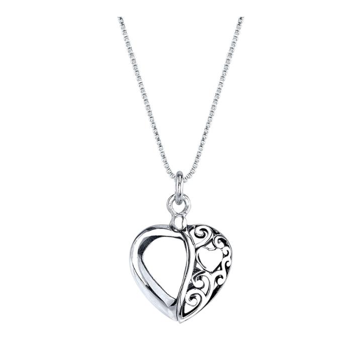 Inspired Moments Womens Sterling Silver Locket Necklace