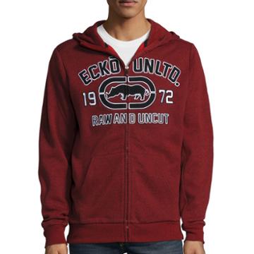 Ecko Rino Raw Uncut Long Sleeve Fleece Hoodie