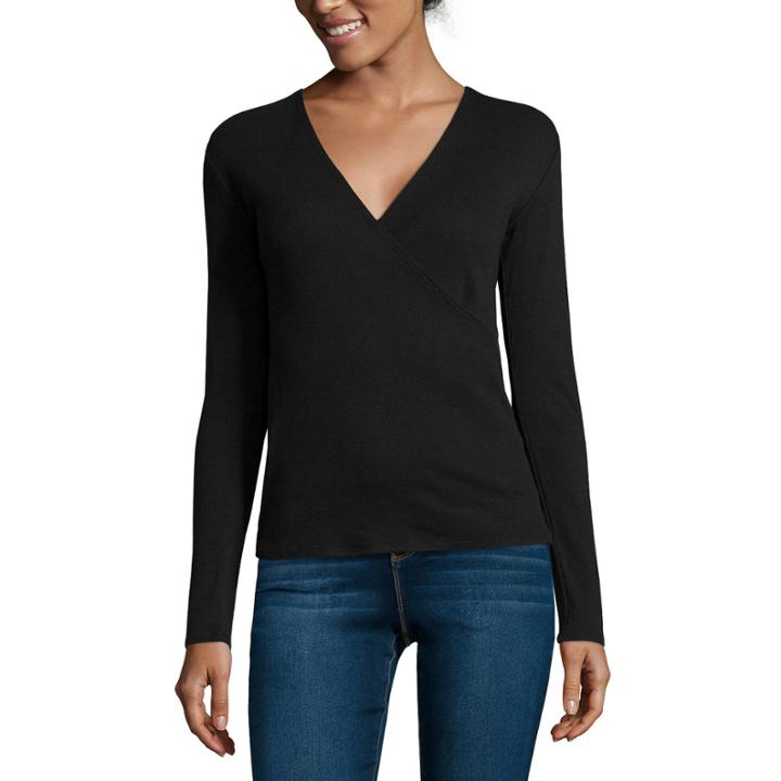 I Jeans By Buffalo Long-sleeve Surplus Rib Tee