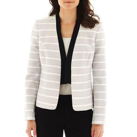 Black Label By Evan-picone Shawl Collar Jacket