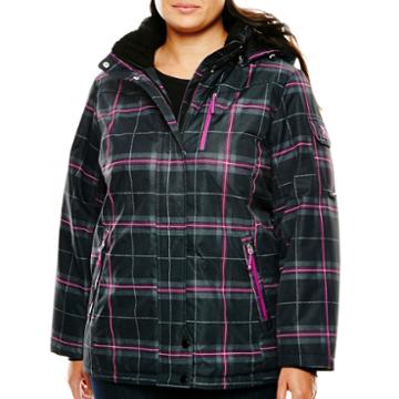 Zeroxposur Print Ski Jacket With Headband - Plus