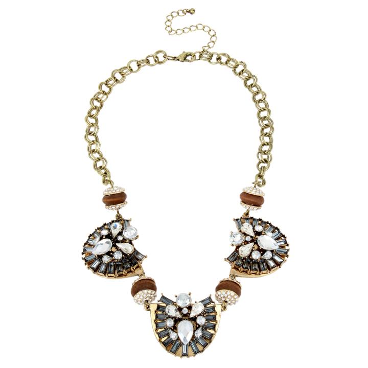 Bleu™ Stone Gold-tone Statement Necklace