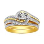Surrounded By Love Womens 1/3 Ct. T.w. Genuine Diamond White Bridal Set