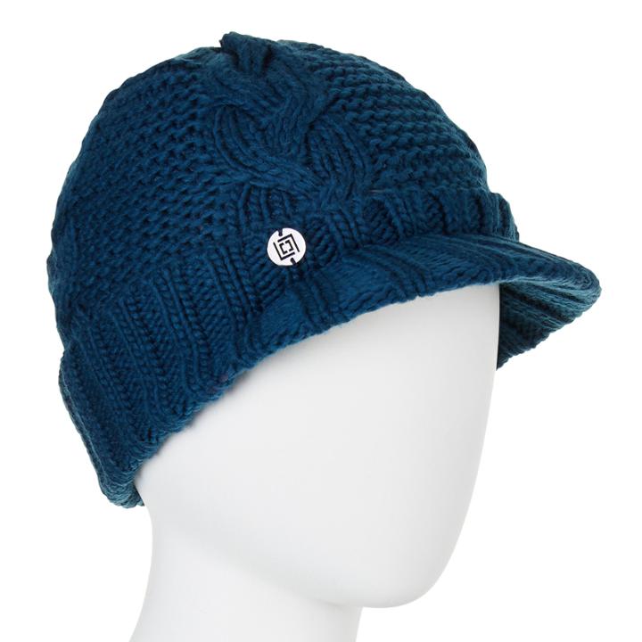 Liz Claiborne Braided Cable Knit Peak Hat
