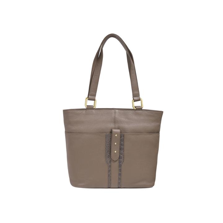 Great American Leatherworks Croc-look Tote