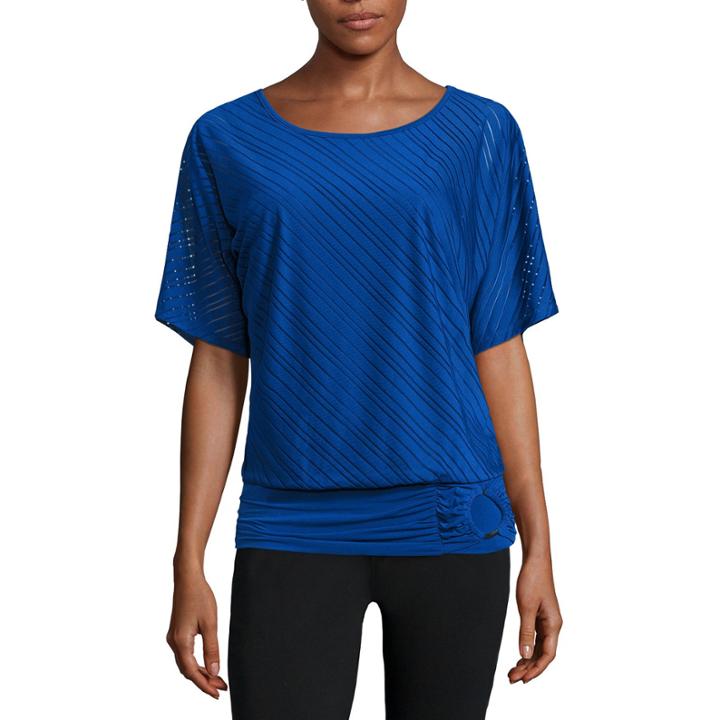Alyx Short-sleeve Knit Stripe Dolman Top