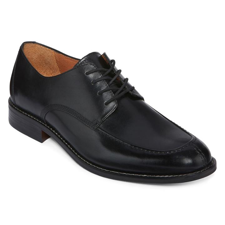 Stafford Addison Mens Leather Dress Oxfords